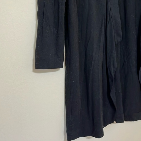 Ann Taylor Black Open Front Cardigan Sz M - Picture 3 of 6